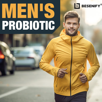 Probiotics for Men, 500 Billion CFUs & 12 Strains, Men's Probiotic with Turmeric, Cranberry, Goji - Probiotics for Digestive Health, Immune, Stomach, - Maple Wellness Supplements