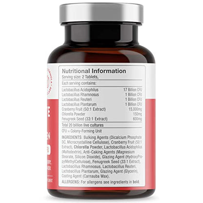 Probiotics for Women - Comprehensive Bio Cultures for Women's Intimate Flora, 20 Billion - Maple Wellness Supplements