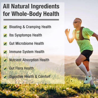 Probiotics for Women & Men - 300 Billion CFU, 24 Strains + 15 Organic Herbs Prebiotics Blend, Daily Probiotic for Digestive Health, Immune, Gut, Bloating - Maple Wellness Supplements