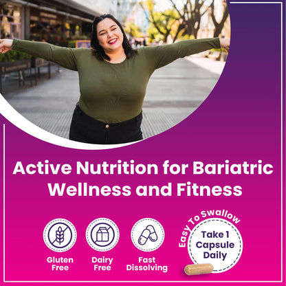 ProCare Health Bariatric Multivitamin 45mg Iron – Once Daily Capsule for Gastric Bypass, Sleeve & Post-Op Support – 90 Easy-to-Swallow Capsules - Maple Wellness Supplements