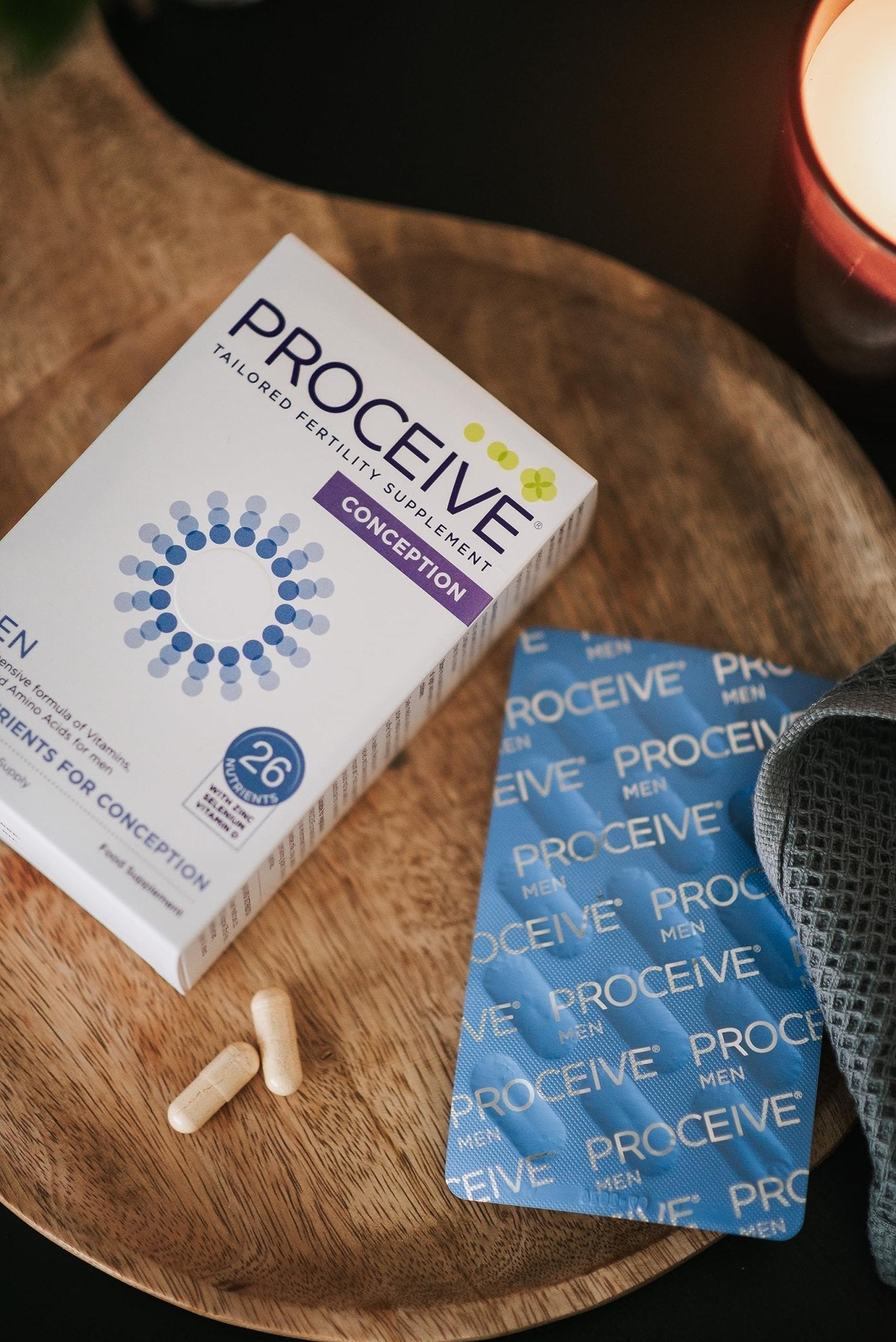 Proceive® Men Fertility Supplement for Conception - Vitamins & Minerals for Men Trying - Maple Wellness Supplements