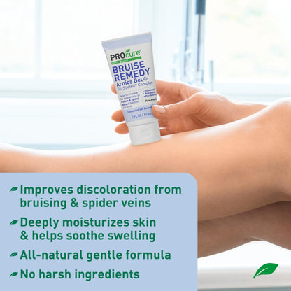 PROcure Arnica & MSM Bruise Remedy Gel – Paraben-Free, Unscented Arnica Montana Gel for Bruising, Spider Veins & Skin Discoloration – 2 Pack - Maple Wellness Supplements