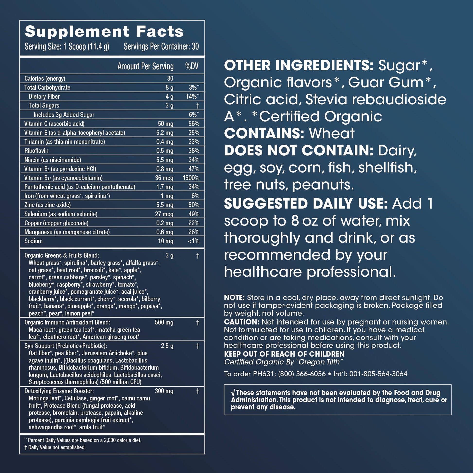 ProHealth Longevity Greens- Delicious Organic Healthy Greens for Energy & Aging - Maple Wellness Supplements