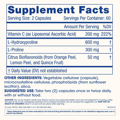 ProHealth Pro Collagen Activator Triple Third-Party Lab Tested, 120 Capsules - Maple Wellness Supplements