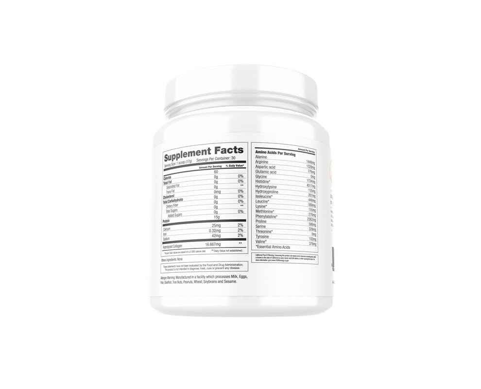Project 1 Nutrition Multi-Sourced Collagen Powder | Grass-Fed Peptides for Skin, Hair - Maple Wellness Supplements