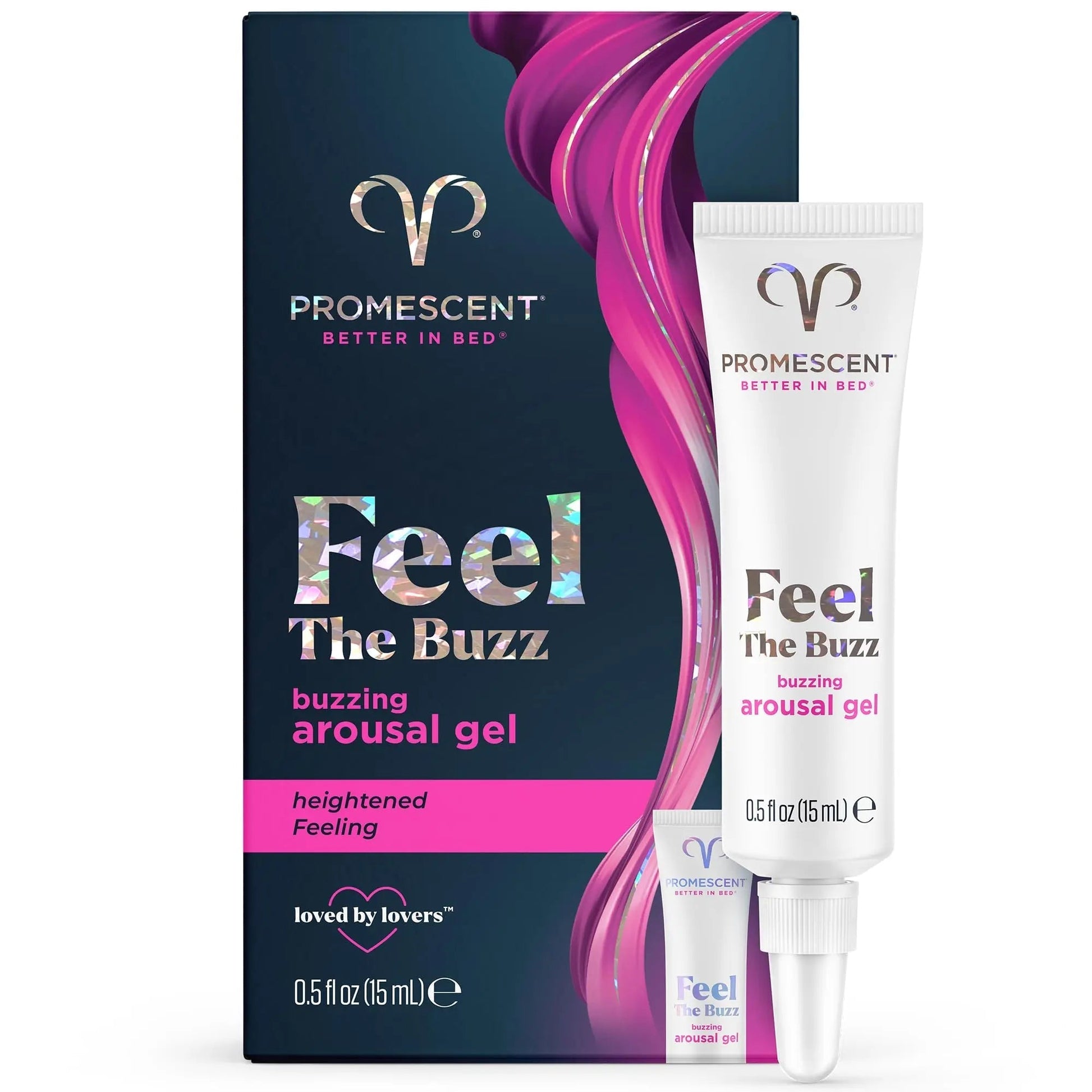 Promescent Buzzing Gel for Women – Arousal Enhancing Intimate Lubricant, Non-Sticky & Long-Lasting, Personal Lube for Increased Heightened Feeling, 75 Uses (15ml) - Maple Wellness Supplements