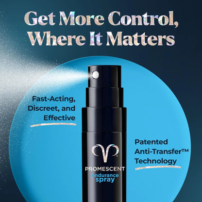 Promescent Desensitizing Delay Spray for Men Clinically Proven to Help You Last Longer in Bed - Better Maximized Sensation + Prolong Climax for Him, 2.6 ml - Maple Wellness Supplements