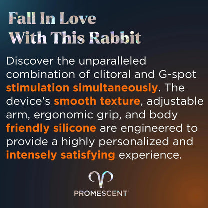 Promescent Rabbit Vibrator, Thrusting Dildo Womens Adult Sex Toys 12 Stimulation Settings, Women Sex Toys, Clitoral Stimulator for Women, The Ultimate G Spot Vibrator, Unmatched Waterproof Sex Toy - Maple Wellness Supplements