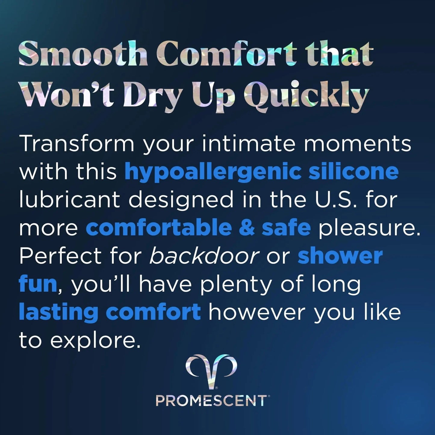 Promescent Silicone Lube, Premium Lubricants for Privacy, Sex Lube for Men & Women, Personal Lube, Non Sticky Anal Lubricant, Sex Accessories for Adults Couples, Personal Lubricant (4 oz) - Maple Wellness Supplements