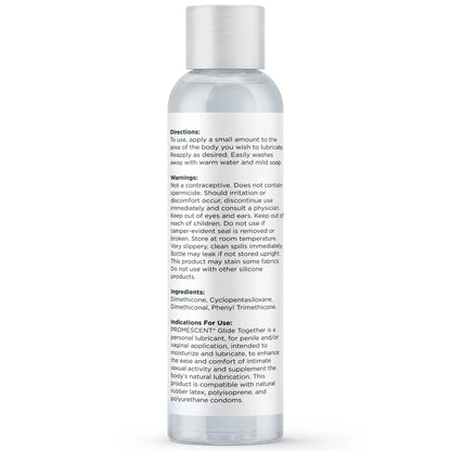 Promescent Silicone Lube, Premium Lubricants for Privacy, Sex Lube for Men & Women, Personal Lube, Non Sticky Anal Lubricant, Sex Accessories for Adults Couples, Personal Lubricant (4 oz) - Maple Wellness Supplements