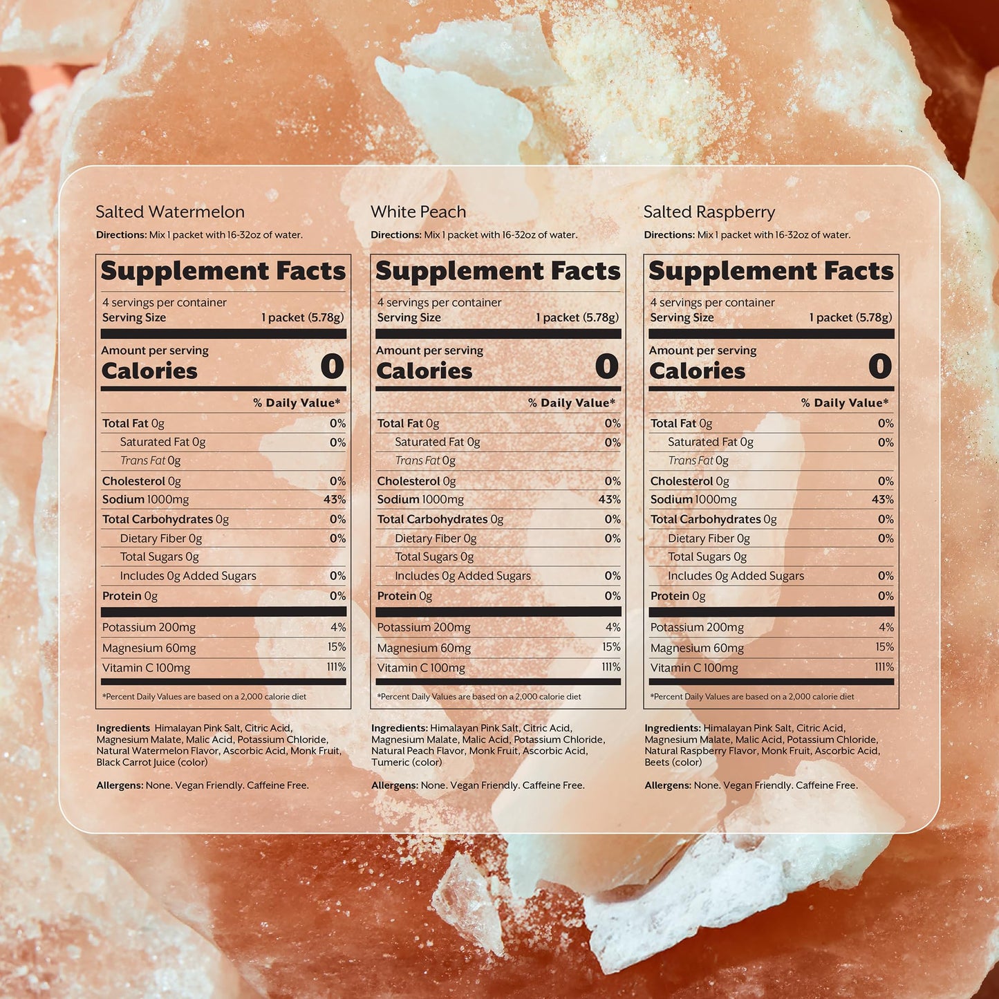 ProMix Nutrition Electrolytes Powder Hydration Packets - Himalayan Pink Salt, Magnesium, Potassium, Vitamin C - Variety Pack, Lightly Sweetened - 12 Servings (Pack of 12) - Maple Wellness Supplements