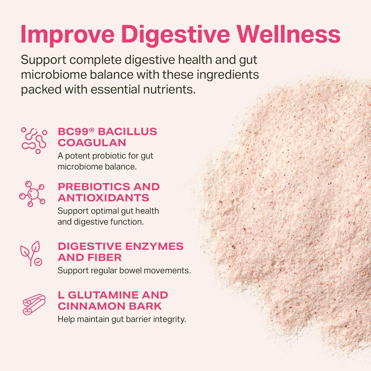 Proper, The Pinks Digestion and Bloat Relief. Drink Mix with Gut Health Probiotics, Prebiotics, Beet Root & Enzymes for Digestive Support. Bloating and Microbiome - Maple Wellness Supplements