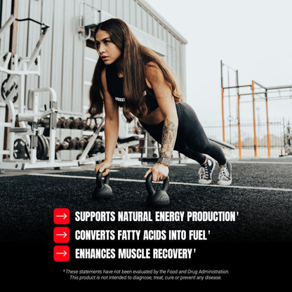 ProSupps L-Carnitine Liquid 3000, Stimulant-Free Liquid Shots for Men & Women - Clean Workout Drink for Energy, Performance & Muscle Recovery - Maple Wellness Supplements