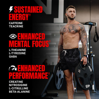 ProSupps Mr. Hyde Signature Pre Workout Powder with Creatine, Beta Alanine & Caffeine - Performance, Energy & Endurance - Clean Fitness & Gym Supplements - Maple Wellness Supplements