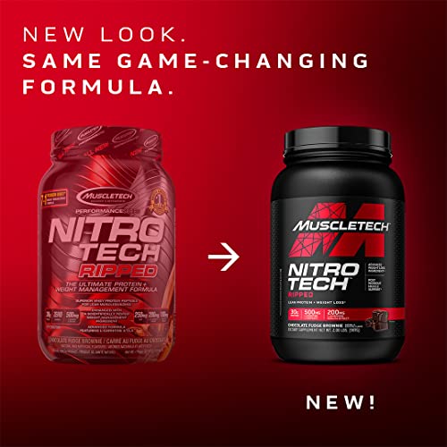 Protein Powder for Weight Loss - MuscleTech Nitro-Tech Ripped - Whey Protein Powder - Maple Wellness Supplements