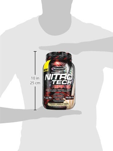 Protein Powder for Weight Loss - MuscleTech Nitro-Tech Ripped - Whey Protein Powder - Maple Wellness Supplements