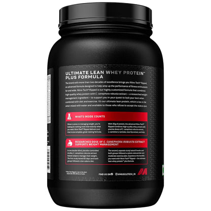 Protein Powder for Weight Loss |MuscleTech Nitro-Tech Ripped |Whey Protein Powder - Maple Wellness Supplements