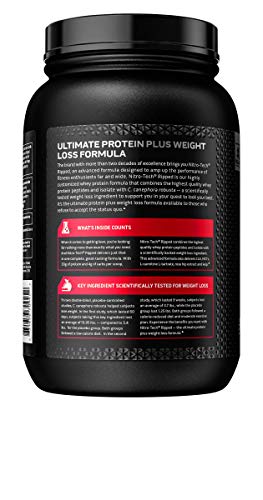 Protein Powder for Weight Loss - MuscleTech Nitro-Tech Ripped - Whey Protein Powder - Maple Wellness Supplements