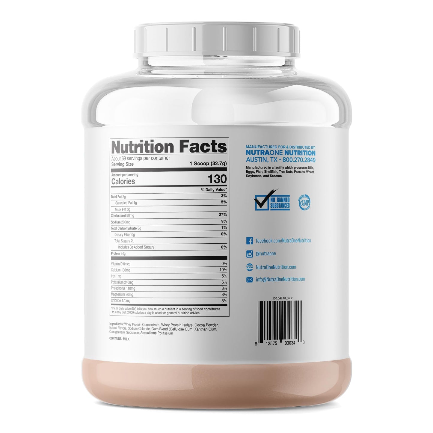 ProteinOne Whey Protein by NutraOne —Promote Recovery and Build Muscle - Maple Wellness Supplements