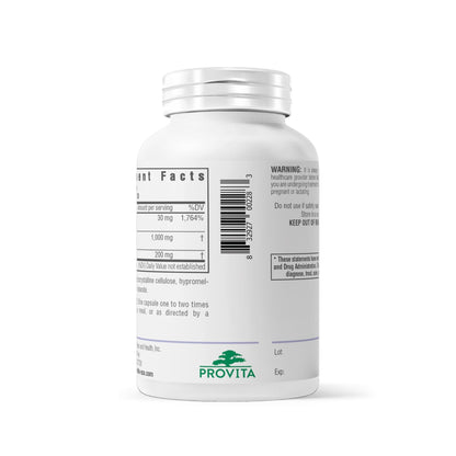 PROVITA Synergistic GABA Complex | GABA Supplement | with B6 & Glutamic Acid | Stress Relief Supplement | Mood Support | Relaxation & Calmness | Brain Support | Mood Enhancer | 60 Veg Capsules - Maple Wellness Supplements