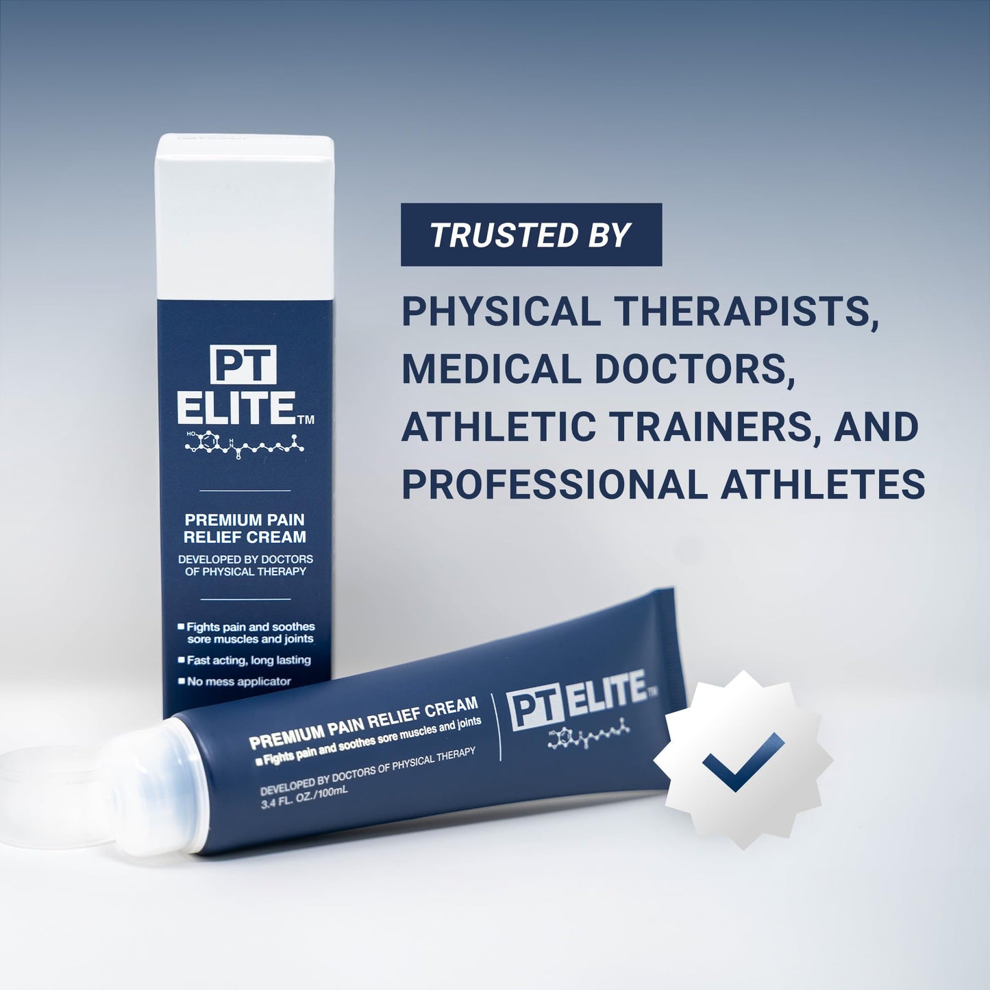 PT Elite Premium Pain Relief Cream, with Capsaicin, Menthol & Arnica, Arthritis, Knee, & Back Pain Relief, Soothes Sore Muscles & Joints, Reduces Stiffness, Non-Greasy, Topical Analgesic, 3.4 oz - Maple Wellness Supplements