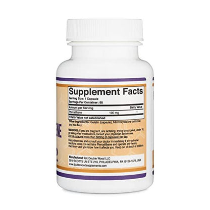 Pterostilbene Supplement 100mg Capsules (Third Party Tested) Manufactured in The USA - Maple Wellness Supplements