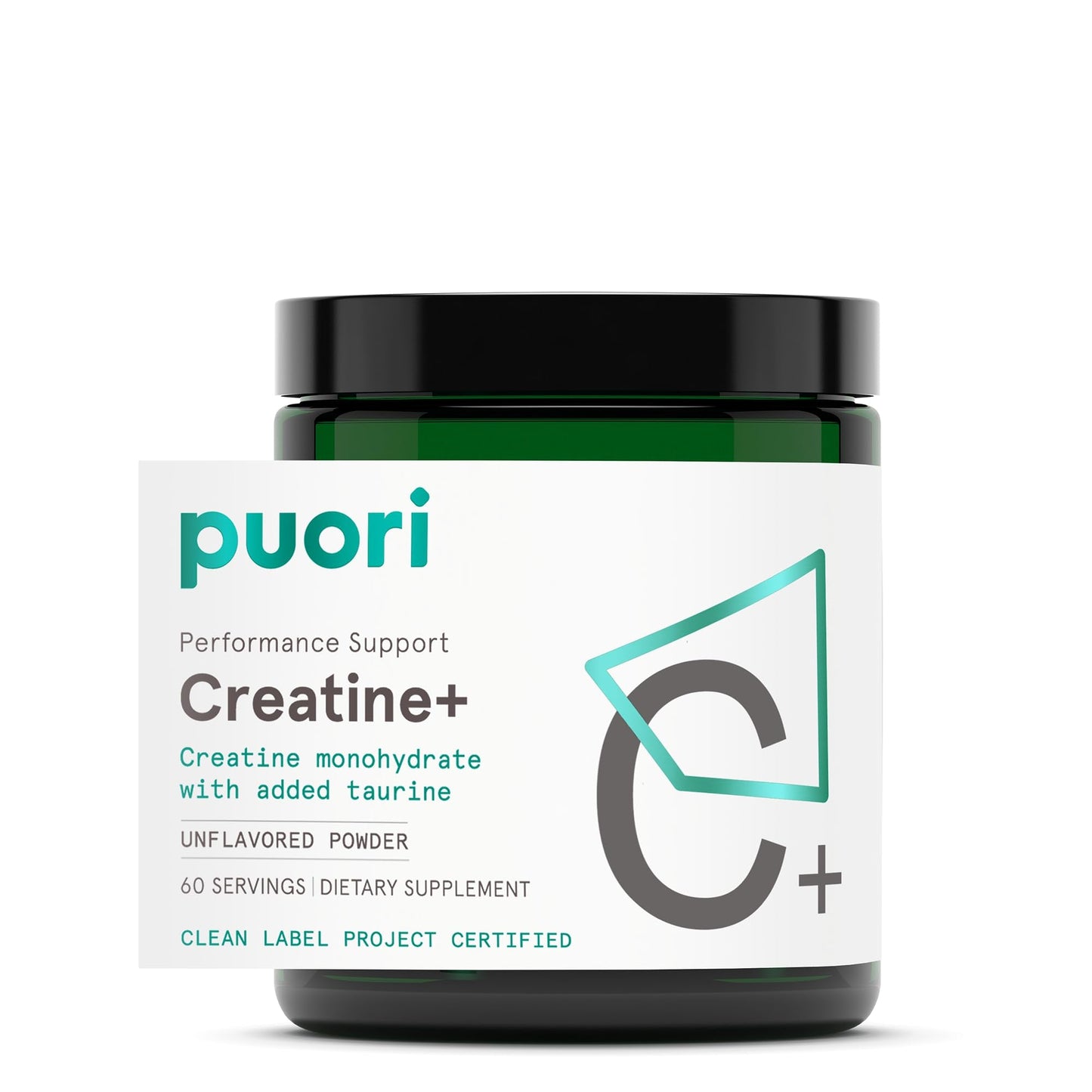 Puori Creatine Monohydrate Powder with Taurine - Unflavored Creatine Powder, Pre-Workout Supplement for Men & Women - Muscle Builder, Enhanced Workout - Maple Wellness Supplements