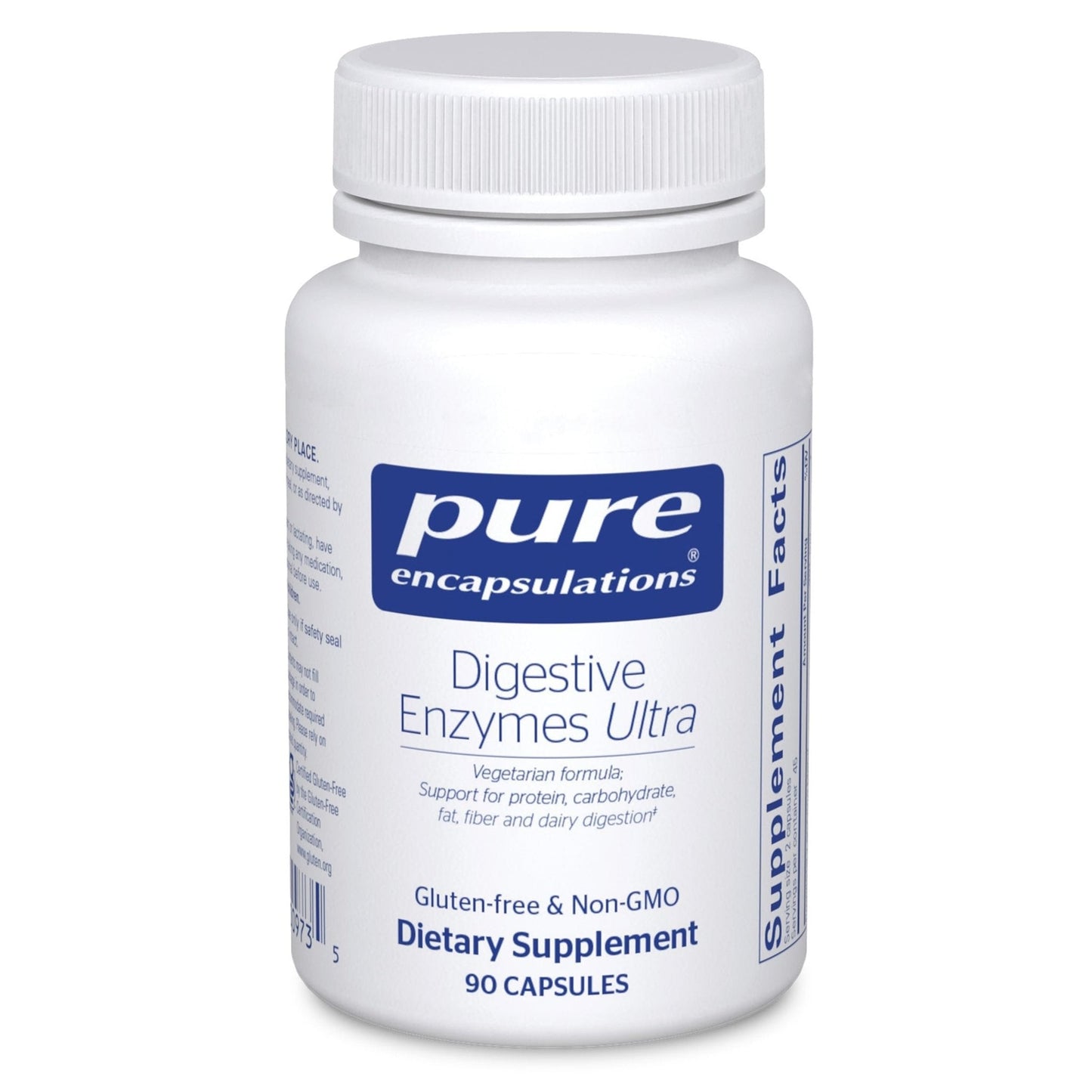 Pure Encapsulations Digestive Enzymes Ultra - Vegetarian Digestive Enzyme Supplement to Support Protein, Carb, Fiber, and Dairy Digestion* - 90 Capsules - Maple Wellness Supplements