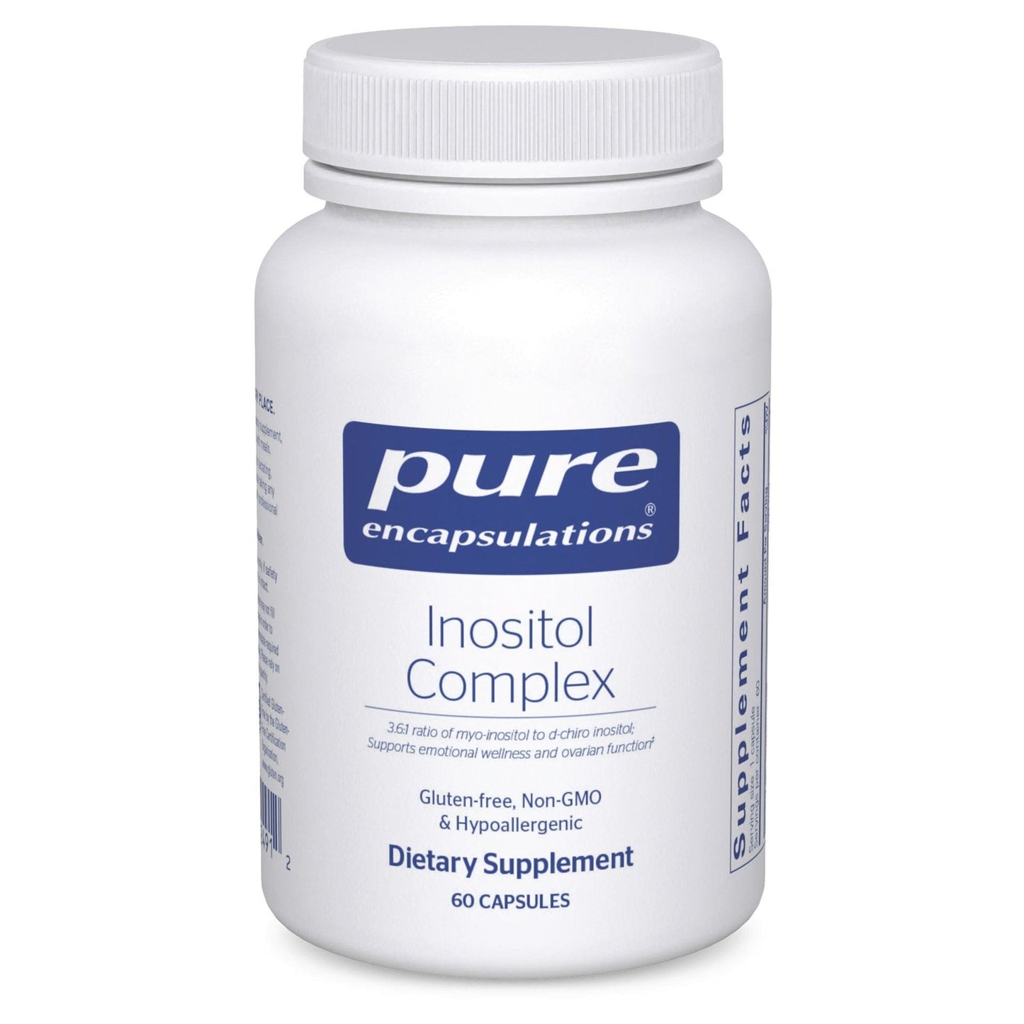Pure Encapsulations Inositol Complex | Supplement to Support Energy, Healthy Metabolism, and Ovarian Function* | 60 Capsules - Maple Wellness Supplements
