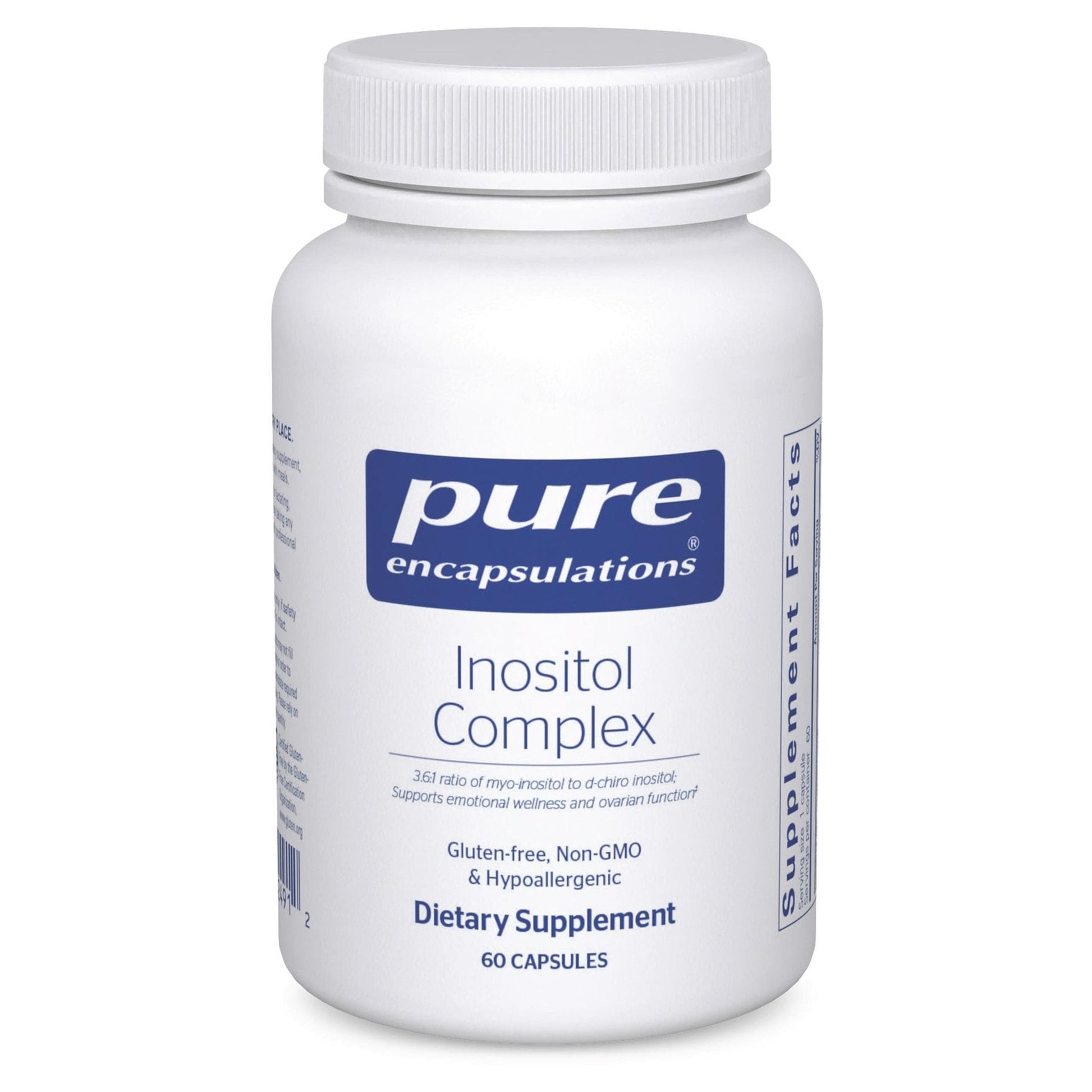 Pure Encapsulations Inositol Complex | Supplement to Support Energy, Healthy Metabolism, and Ovarian Function* | 60 Capsules - Maple Wellness Supplements