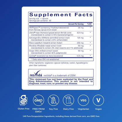 Pure Encapsulations MenoVive | Broad | Range Support for Menopausal Health and Comfort* | 60 Capsules - Maple Wellness Supplements