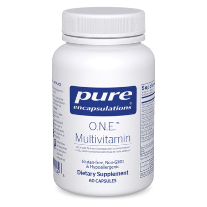 Pure Encapsulations O.N.E. Multivitamin - Once Daily Multivitamin with Antioxidant Complex Metafolin, CoQ10, and Lutein to Support Vision - Maple Wellness Supplements
