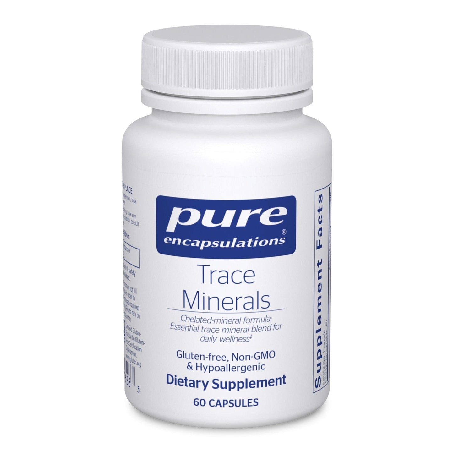 Pure Encapsulations Trace Minerals - Multimineral Supplement - Mineral Supplement - Supports Metabolism & Cellular Function* - Gluten Free & Vegan - 60 Capsules - Maple Wellness Supplements