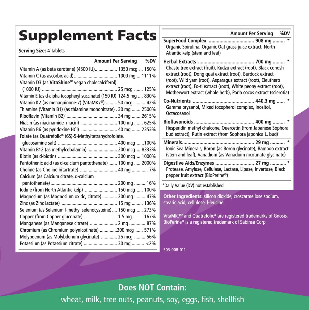 Pure Essence Labs ProFema - Multivitamin for Women - Natural Menopause Relief Supplement - Promotes Hormone Balance, Reduces Hot Flashes, Mood Swings, Night Sweats (60 Capsules) - Maple Wellness Supplements