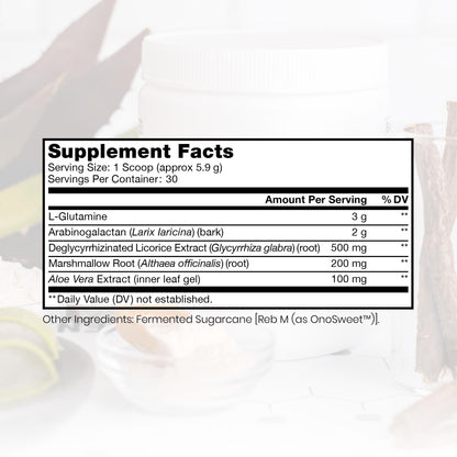 Pure Therapro Rx Leaky Gut Defense - Gut Health Supplement with L-Glutamine, Licorice Root Extract, Marshmallow Root, Aloe Leaf, Larch Arabinogalactan - Maple Wellness Supplements