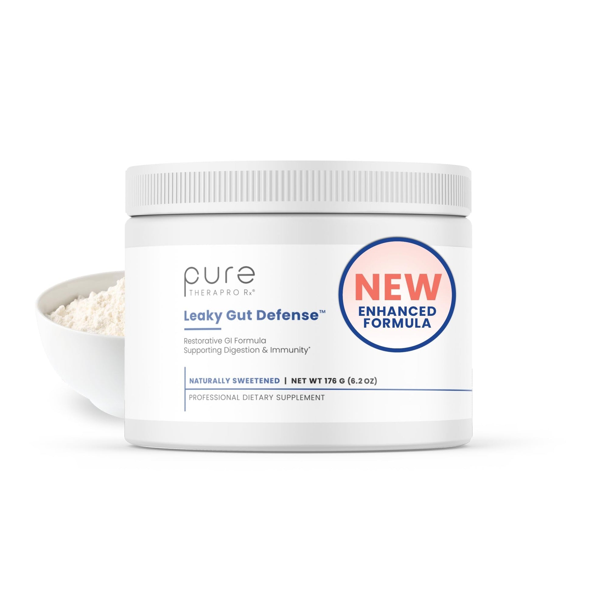 Pure Therapro Rx Leaky Gut Defense - Gut Health Supplement with L-Glutamine, Licorice Root Extract, Marshmallow Root, Aloe Leaf, Larch Arabinogalactan - Maple Wellness Supplements