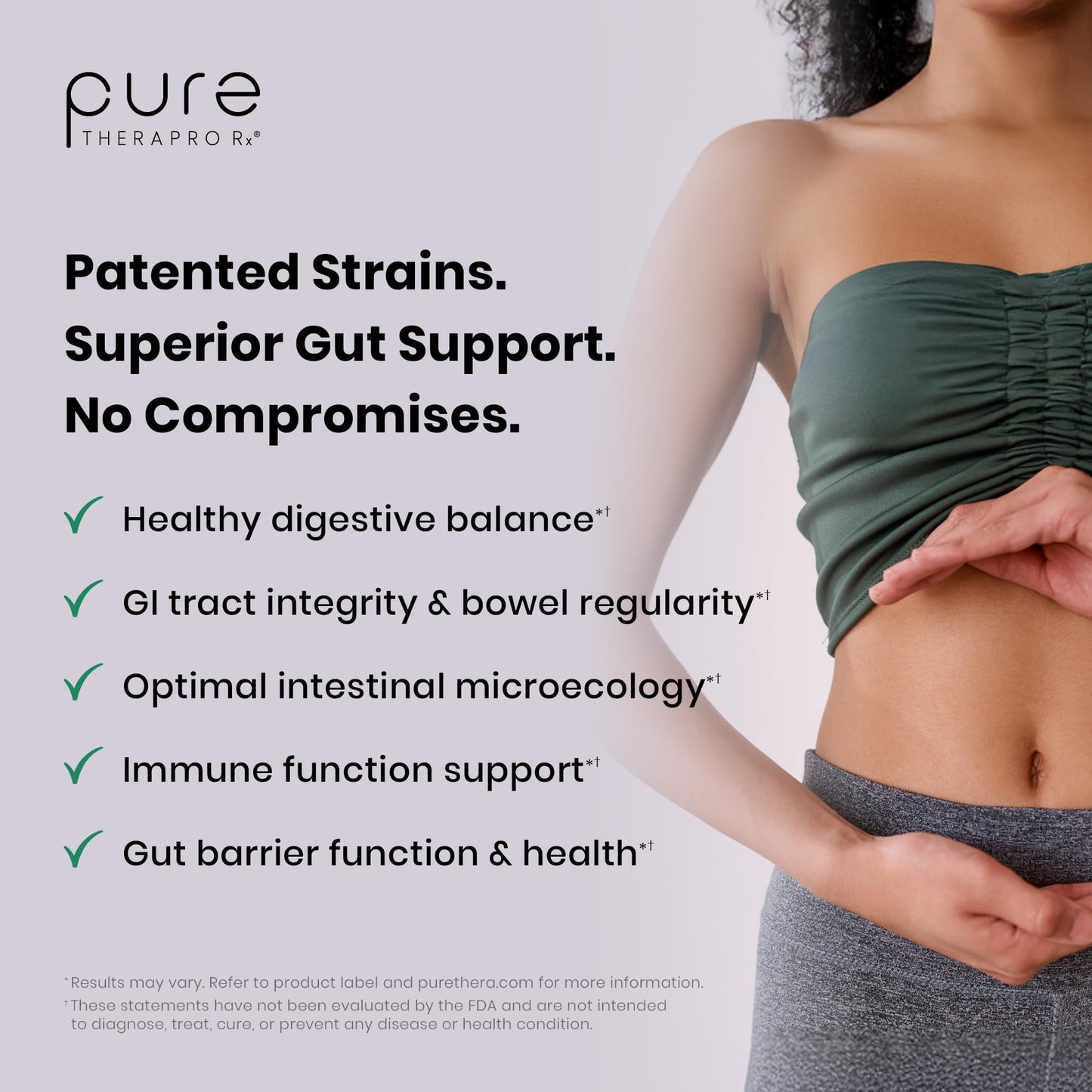 Pure Therapro Rx Power Probiotic Daily - 30 Acid-Resistant Capsules | 4 Proven Strains - 30 Billion CFU/Capsule | Patented Activ-Vial Desiccant Bottle - Maple Wellness Supplements