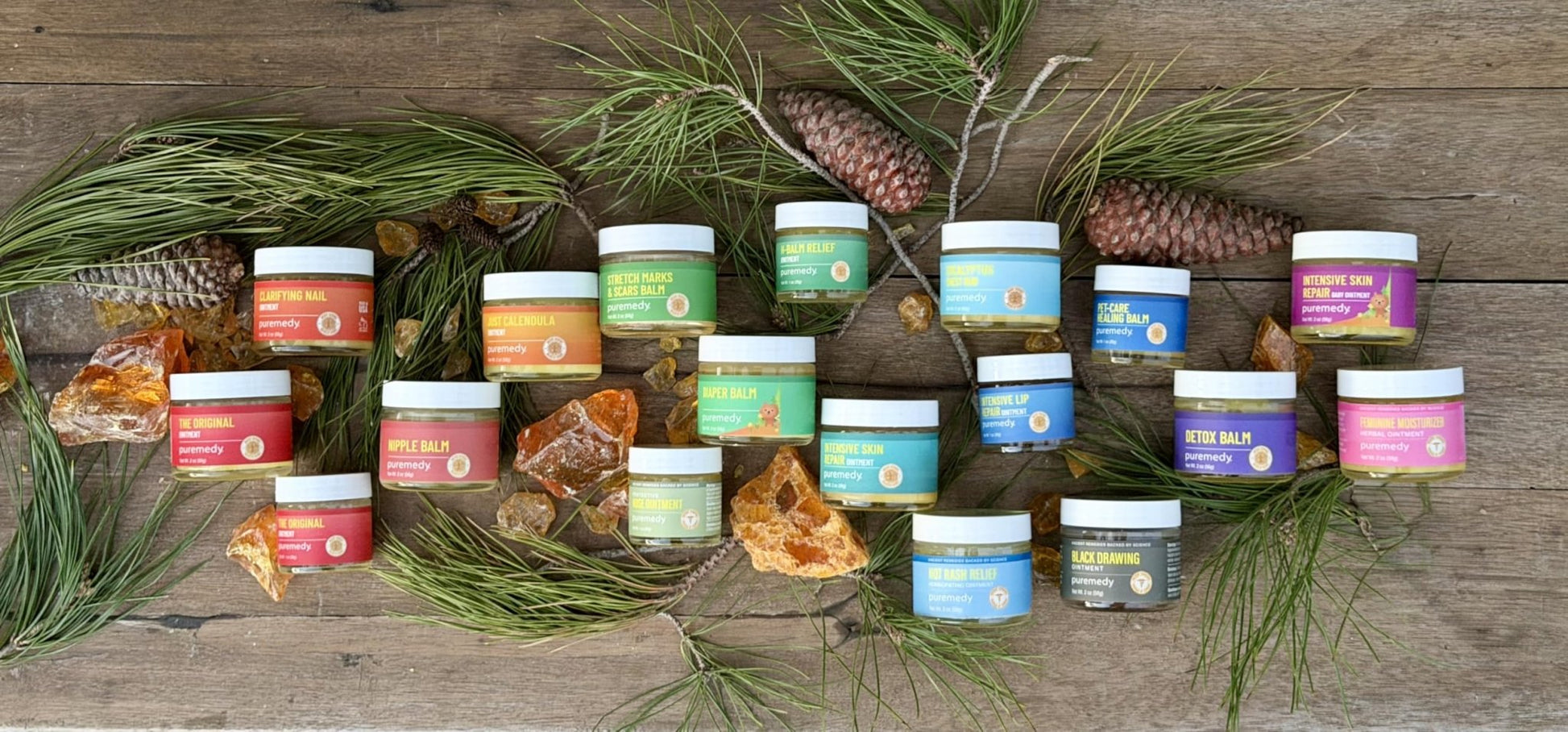 Puremedy - H-Relief Balm - All-Natural Salve for Bottom Lumps and Fissures, with Only Certified Organic or Wild Harvested Ingredients, 1 oz - Maple Wellness Supplements