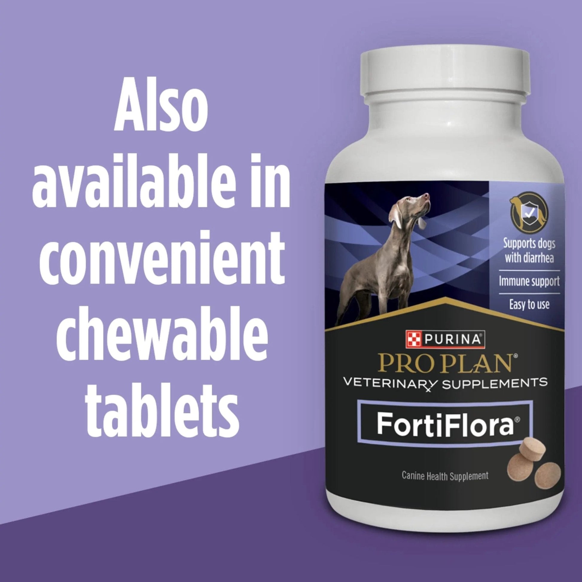 Purina Pro Plan Veterinary Supplements FortiFlora Daily Probiotics for Dogs, Helps Digestive Gut Health and Diarrhea - 30 ct. Box - Maple Wellness Supplements