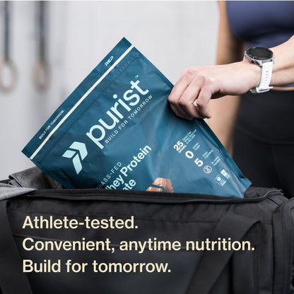 PURIST REP Whey Protein Powder, Premium Milk Chocolate Grassfed Isolate,Workout Recovery, Keto Friendly, Clean Nutrition Meal Replacement, Promotes Lean Muscle, Sugar and Gluten-Free Women Men, 2 Lb - Maple Wellness Supplements
