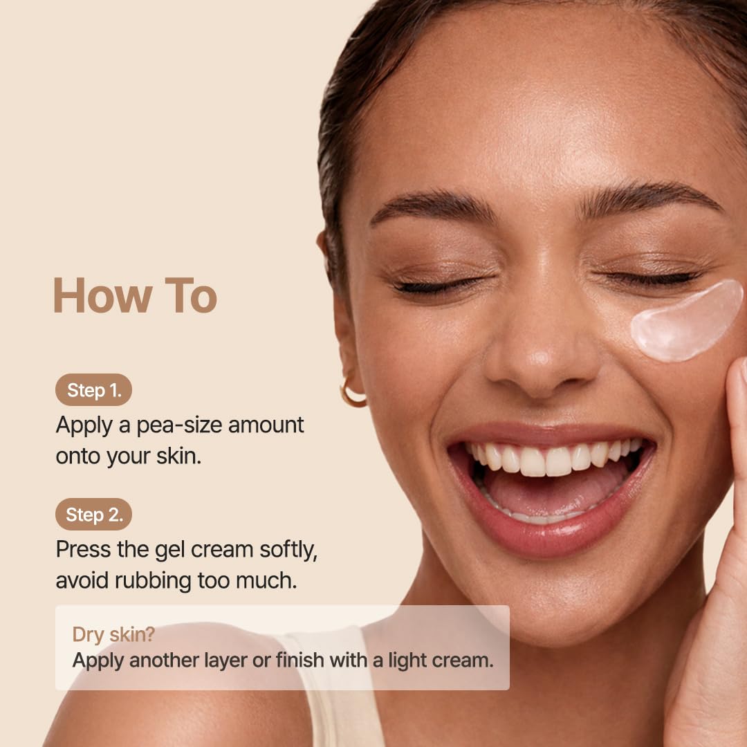 PURITO Oat In Calming Gel Cream, Non-Comedogenic, 77% Oat Seed Water Lightweight Water-Gel Face Moisturizer - Maple Wellness Supplements