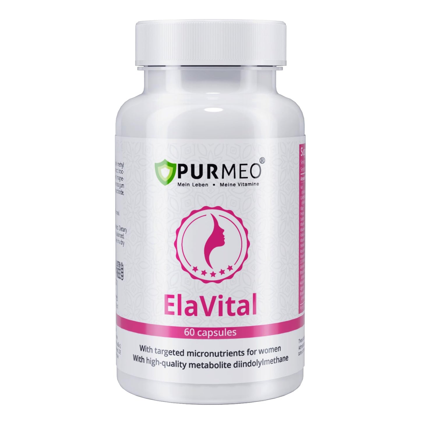 purmeo DIM Supplement for Women, Patented Formula Diindolylmethane Support Estrogen Hormone Balance & Breast Health, Non-GMO, 60ct Vegan Capsules - Maple Wellness Supplements