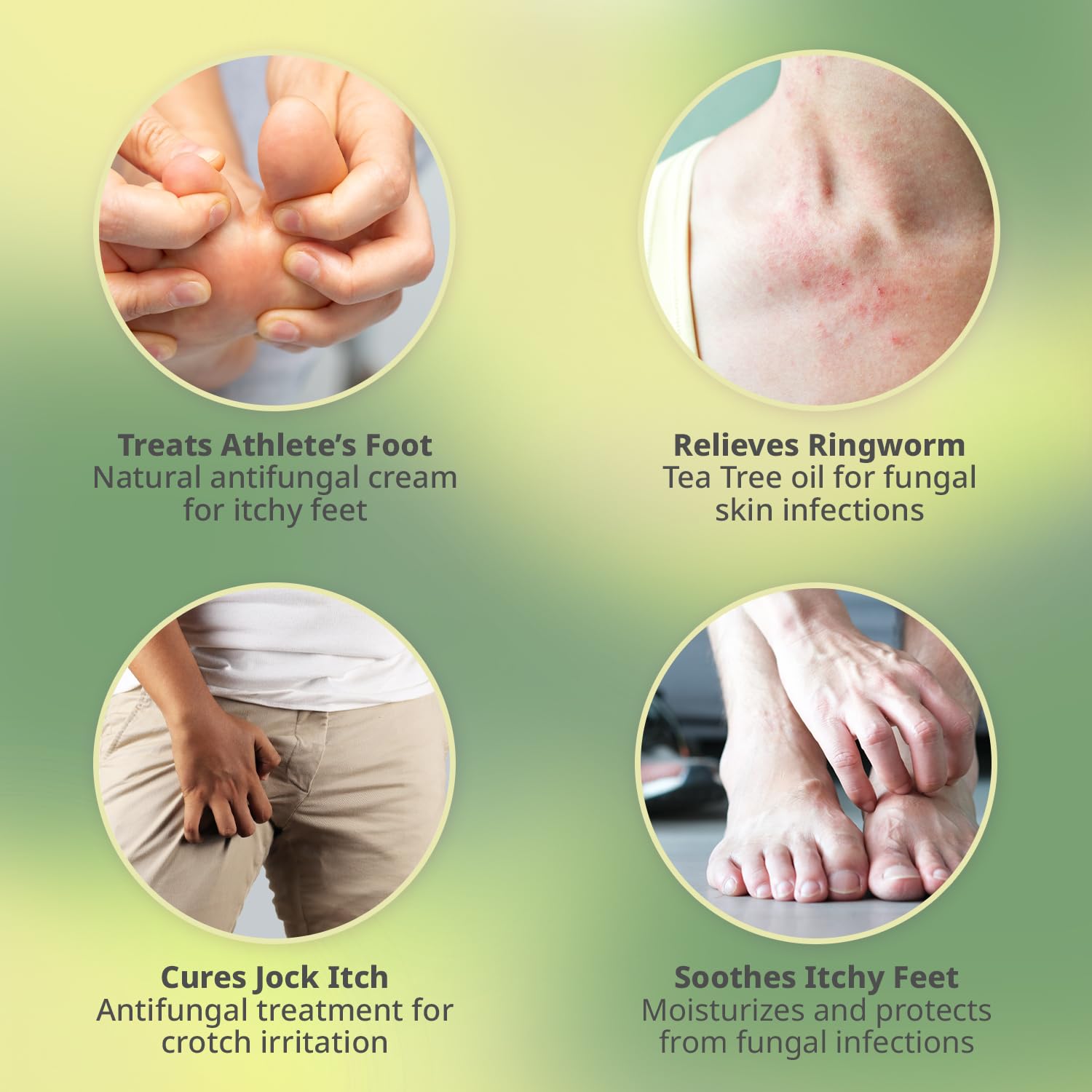 PURPLE CANYON Anti Fungal Balm with 15% Undecylenic Acid – Antifungal for Athletes Foot, Jock Itch & Ringworm – Tea Tree, Menthol & Essential Oils - Maple Wellness Supplements