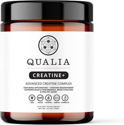 Qualia Creatine | Advanced Creatine Complex | 2 Sources + Magnesium | Optimized Absorption | Muscle Performance, Brain Function, & Healthy Aging (30 Servings) - Maple Wellness Supplements