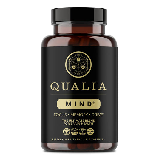 Qualia Life Sciences Qualia Mind | The Ultimate Blend for Brain Health* | Doctor-Formulated Nootropic to Fuel Focus & Concentration* | Supports Long Term Brain Health| Maintain Drive & Productivity - Maple Wellness Supplements