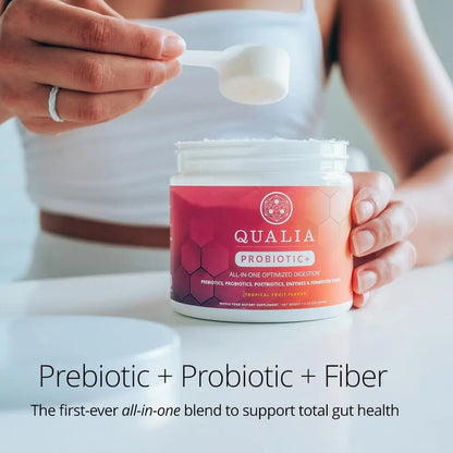 Qualia Probiotic - 28 Science-Backed Spore Probiotics, Prebiotics, and Postbiotics. Total Gut Support. Soothes Digestive discomfort. Ethically sourced. Promotes Akkermansia Growth. 1 Month Supply - Maple Wellness Supplements