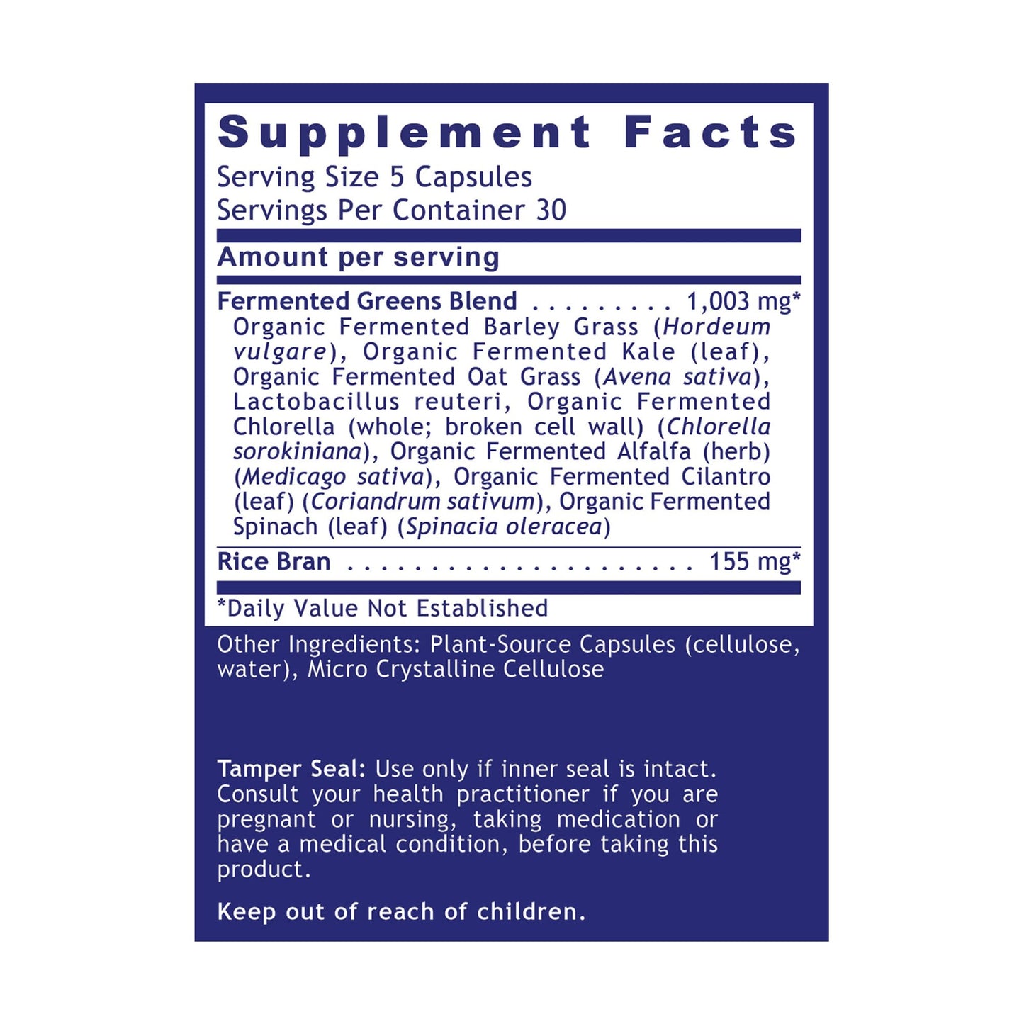 Quantum Nutrition Labs Quantum Fermented Greens- Super Greens Supplement, Superfood Blend, Organic Vitamins with Probiotic - Daily Greens with Spinach, Chlorella - Maple Wellness Supplements