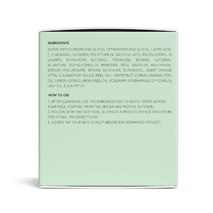 QUIA Toner Pads – AHA/BHA Dual-Action Exfoliate and Hydrate All in One – Soothing Formula for Sensitive Skin – Reduces Blackheads and Blemishes - Maple Wellness Supplements