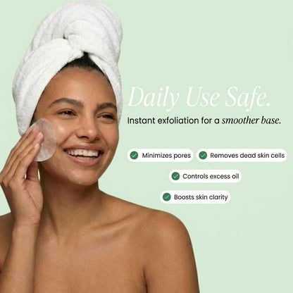 QUIA Toner Pads – AHA/BHA Dual-Action Exfoliate and Hydrate All in One – Soothing Formula for Sensitive Skin – Reduces Blackheads and Blemishes - Maple Wellness Supplements