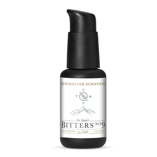 Quicksilver Scientific Dr. Shade's Bitters No. 9 - for Digestion - Fast Acting Liposomal Digestive Bitters with Milk Thistle, Burdock Root & Juniper Essential Oil - Digestive Support (50ml) - Maple Wellness Supplements